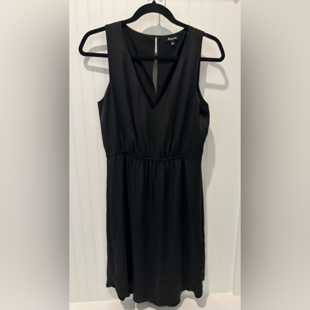 Madewell NWT Black Sleeveless Dress